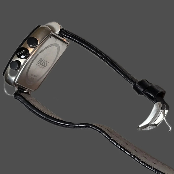 [Rare] Boss by Hugo Boss Square Chronograph Black dial Watch - Picture 4 of 6